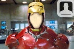 Iron Man Face in Hole