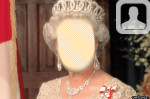 Queen Elizabeth II Face In Hole