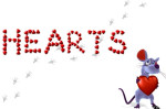 heart letters rat mouse rodent valentines day