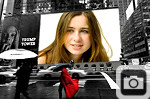 New York Billboard Photo Frame