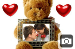Teddy Bear Valentines Day Frame