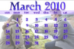Twilight Blue Calendar