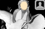 Marilyn Monroe Dress Face In Hole