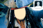 Pirate Jack Sparrow Face In Hole