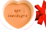 hot chocolate christmas valentines day heart mug