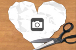 Paper Heart Photo Frame